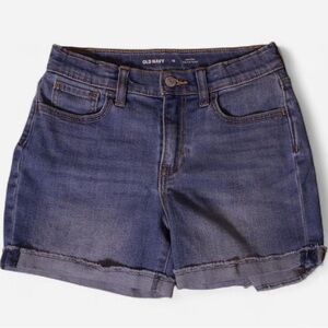 Old Navy Girl Dark Blue Denim Shorts- Tween Size 12